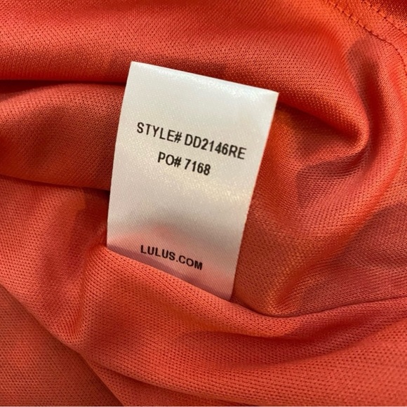 Lulu’s Sangria Coral Multicolor Tile Print Shift Dress, Size Small - Picture 13 of 14